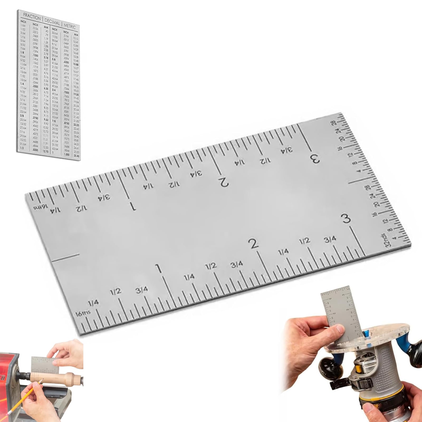 Pricise Ruler Precise Measuring Tool Multiurpose Precisions Square Rulers Workshop ...