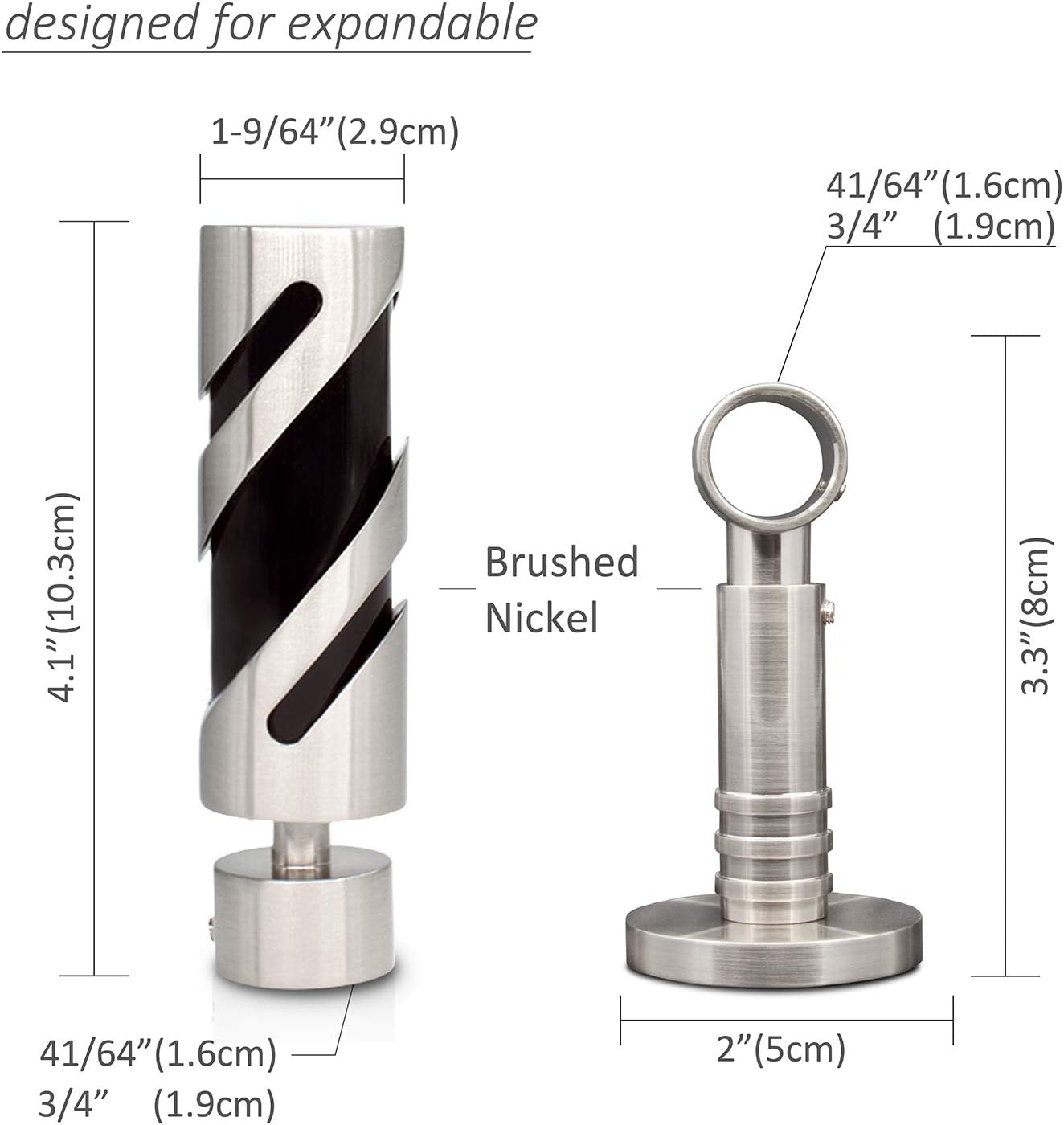 Gcurtain Függönyrúd felszerelési példa