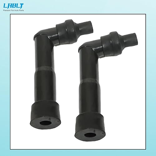 Miniatura 2 de Spark Plug Boot Cap Cover Resistor 120 Degree Motorcycle Scooter Dirt Bike ATV 2pcs