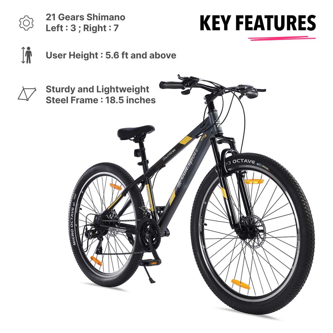 Buy CULTSPORT by Cult Dauntless 29 inch Cycle/Bicycle MTB (21