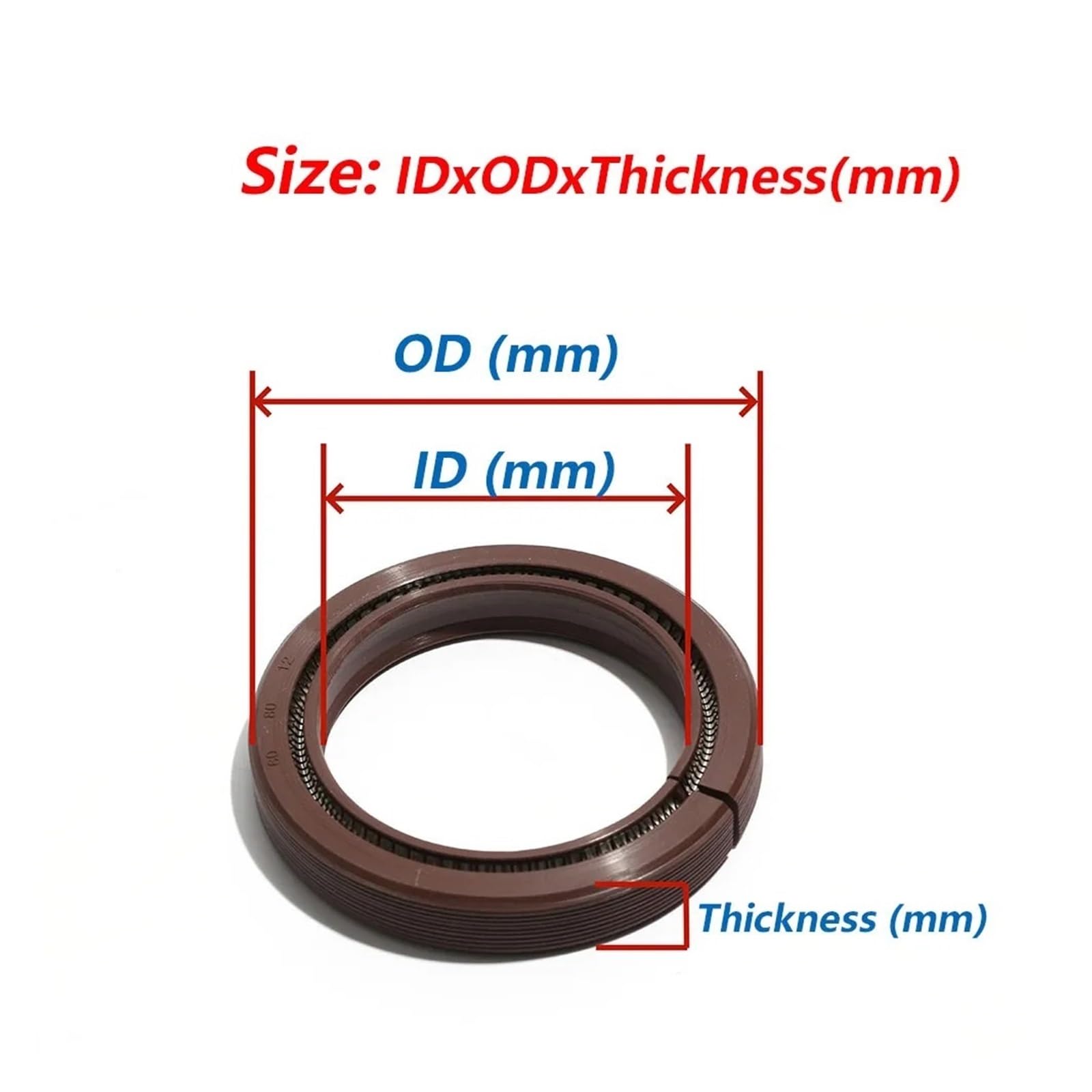 1 unidad FKM ID95-130mm sello de aceite de esqueleto de tipo abierto, goma de nitrilo, junta tórica de popa de eje resistente a la presión y al desgaste(95x170x13mm)