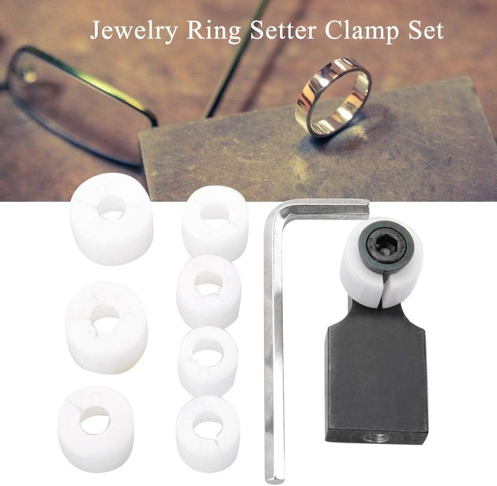 Ring Setting, Jewelry Ring Processing Tool Setter Clamp Channel Stone Setting Tool Kit for Ring Setting Expanding