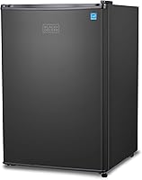 Vista 9 de BLACK+DECKER Refrigerador compacto de 3.2 pies cúbicos, refrigerador pequeño ENERGY STAR, mini refrigerador de una sola puerta con compartimento