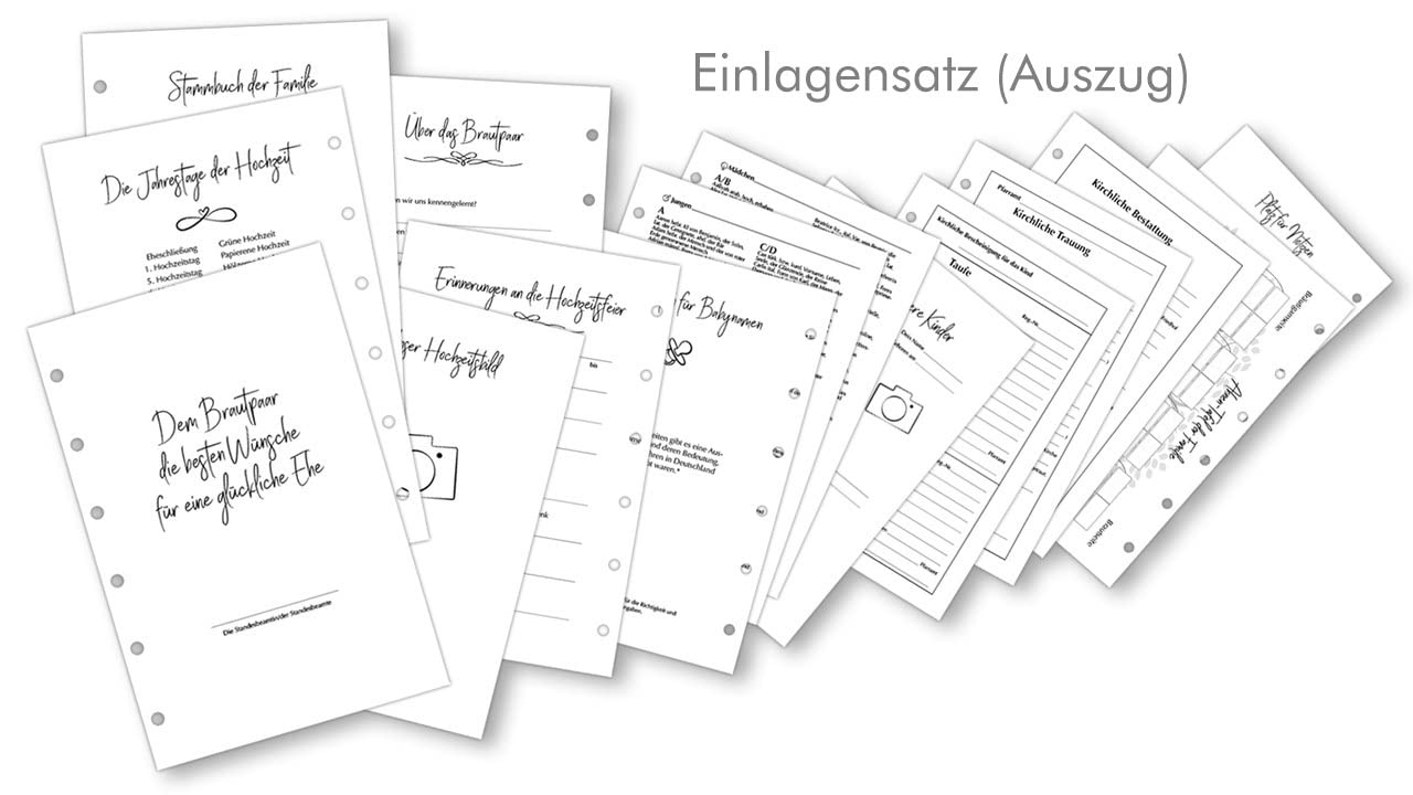 Stammbuch Rina Grau Gold Familienstammbuch Standesamt Hochzeit