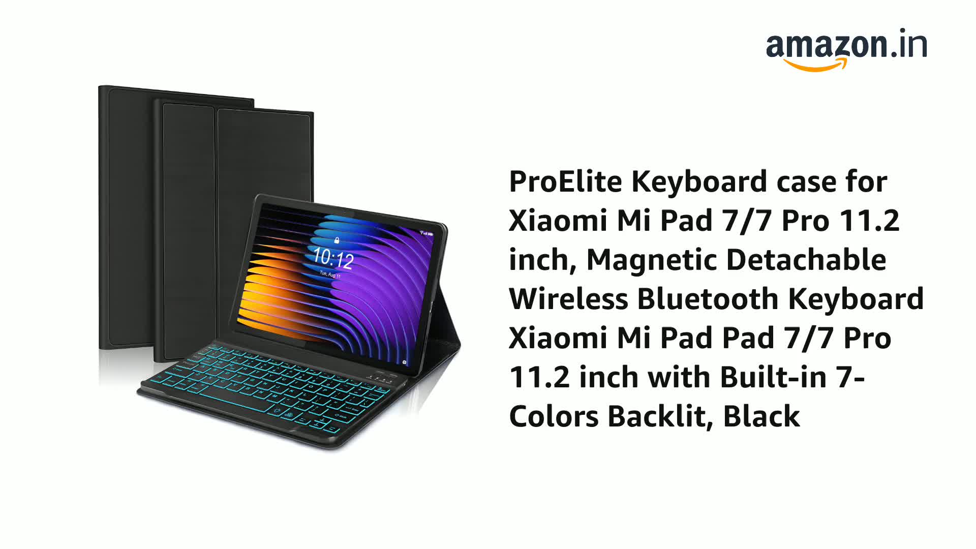 ProElite Keyboard case for Xiaomi Mi Pad 7/7 Pro 11.2 inch