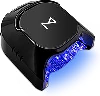 Vista 14 de M - Lámpara de uñas profesional híbrida GlowPro de 86W inalámbrica recargable LED UV, secador de uñas inalámbrico para uñas de gel, manicura, Blanco