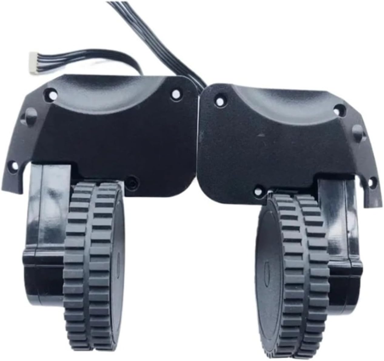 Left and Right Replacement Wheel for Eufy for Robovac R500/15C/G10/25C/30C/35C/11s Robot Vacuum Cleaner Parts, Black(L wheel)