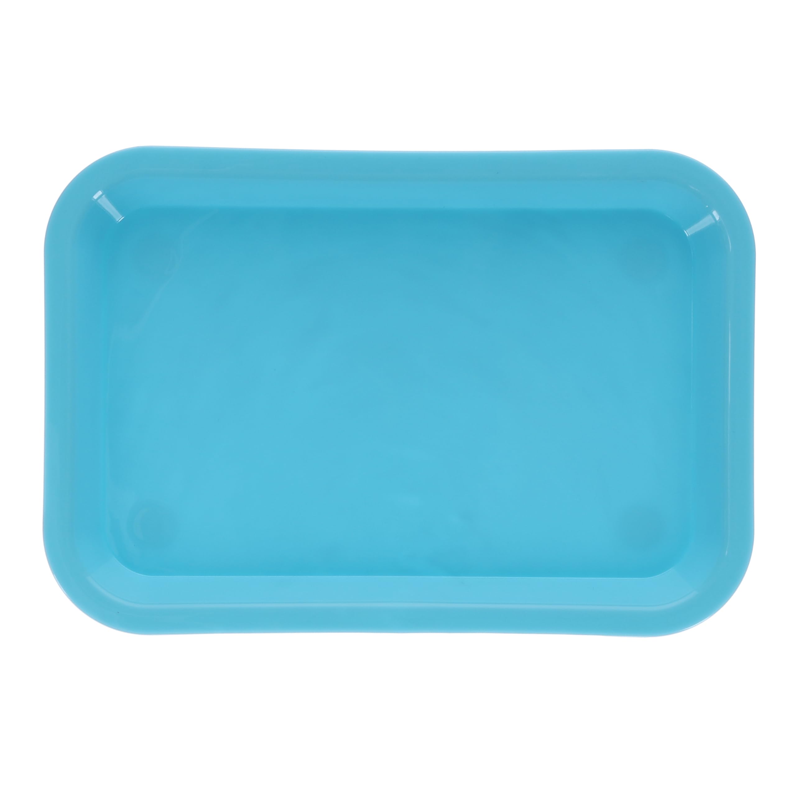 HSB 108156, Set-Up Tray Flat, #F, Baby Blue Plastic, 9-5/8