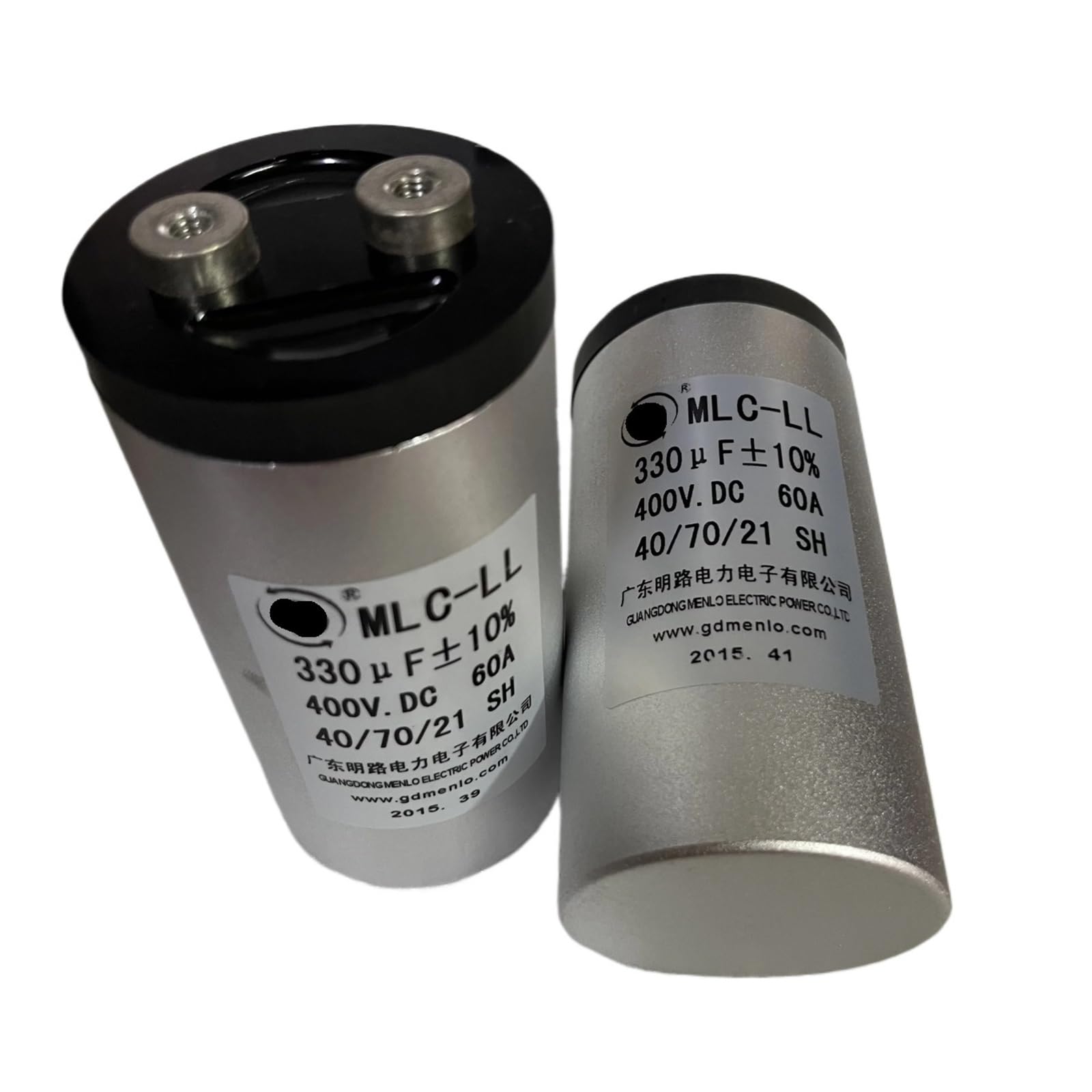 KSZHZYMGX MLC-LLSeries 330UF 400V.DC 60A Film Electrodeless Capacitor 1pcs