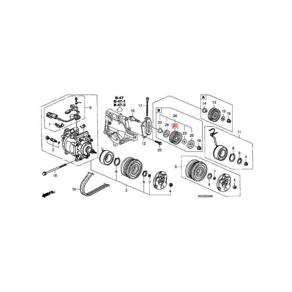 Amazon | HONDA (ホンダ) 純正部品 プーリーCOMP. アイドル 品番38942