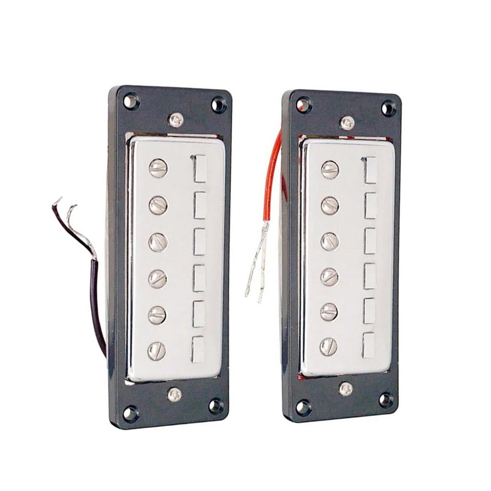 I Mini Pickup Humbucker A Sei Corde Includono Un Ponte E Un Manico Per Chitarre Acustiche Elettriche Cromate
