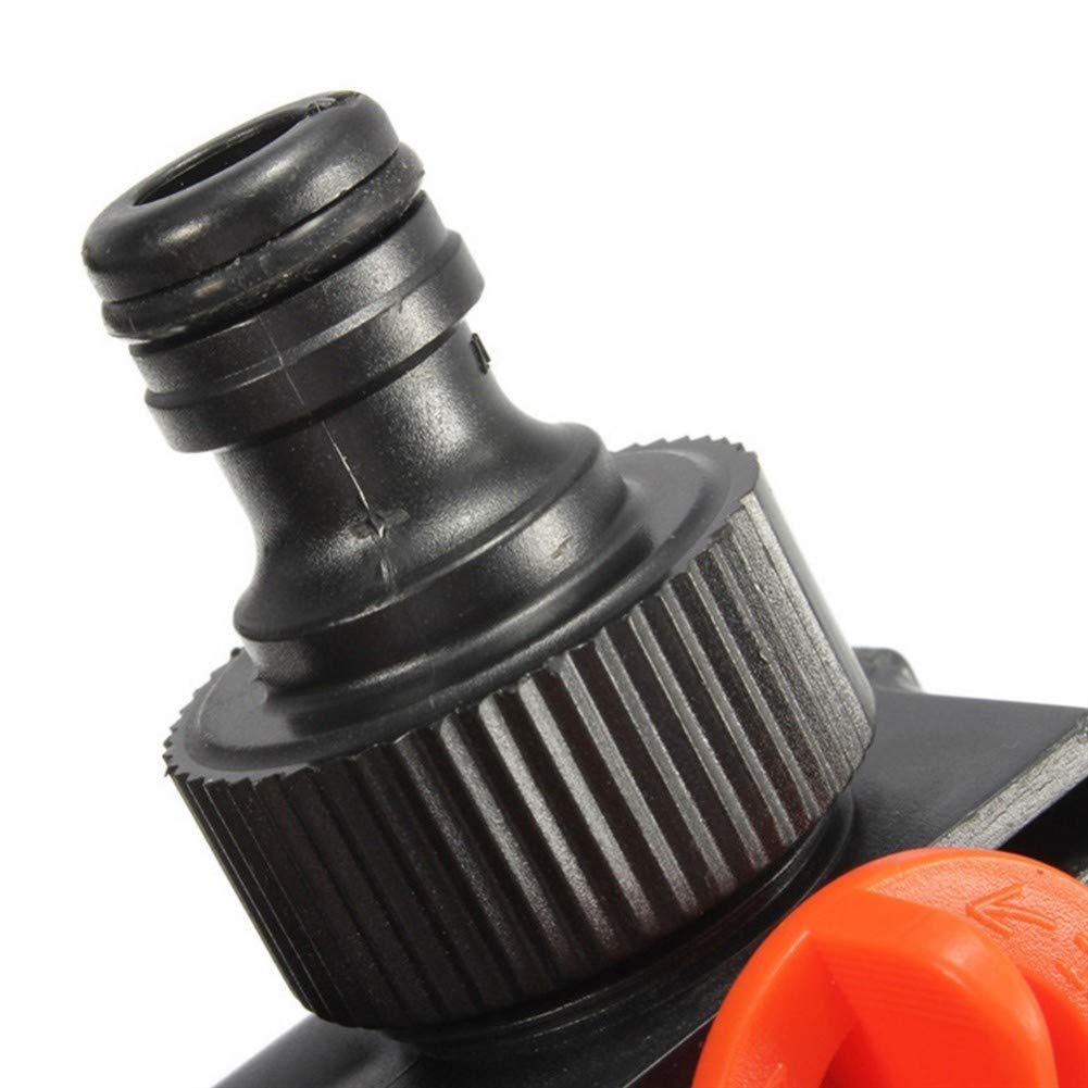 Conector de Agua de riego, Conectores de Grifo de 4 vías agrícolas, el más Nuevo, Divisor de tubería de Manguera de jardín para el hogar, Goteo de plástico