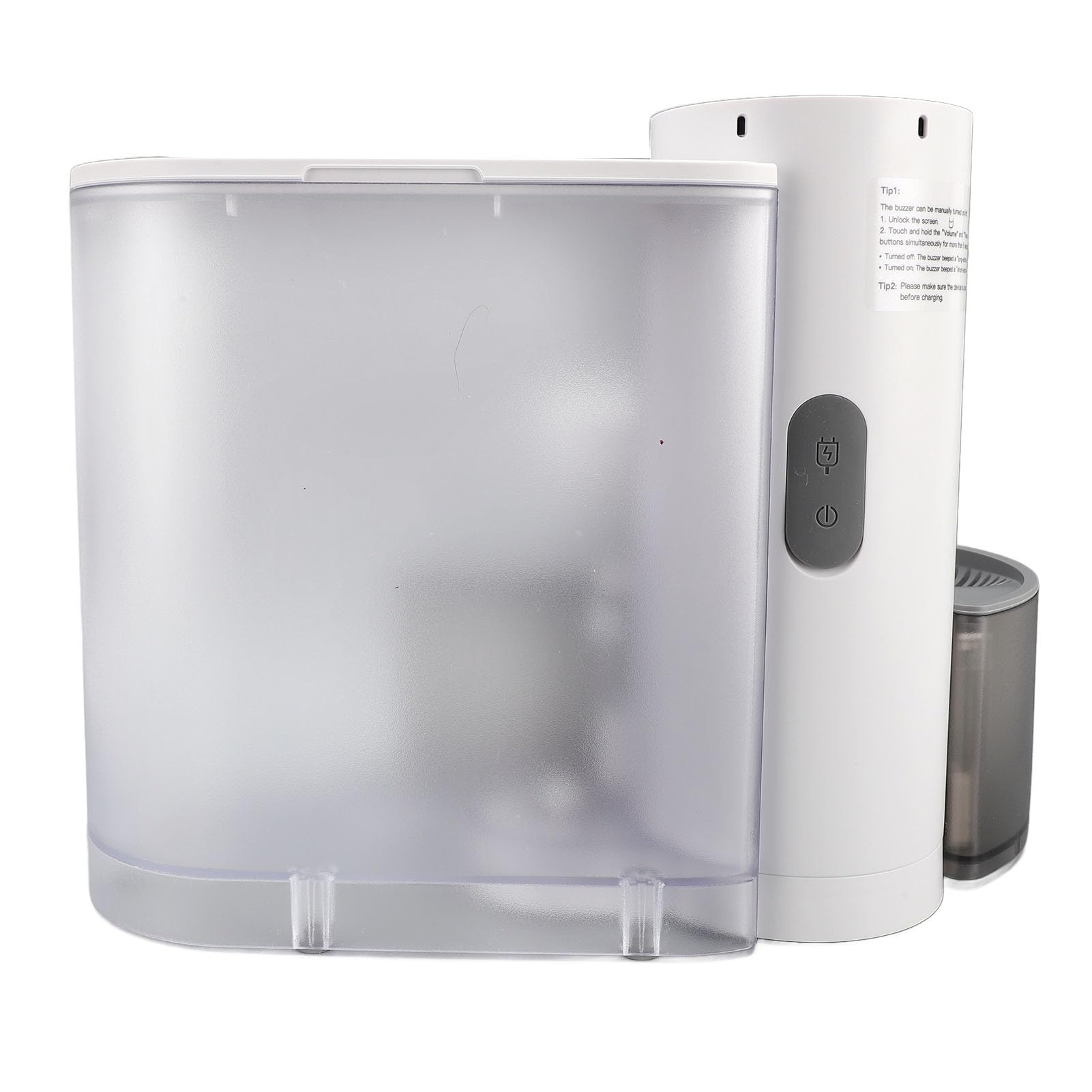 KIMISS Dispensador de Agua de Gato Inteligente 3L Fuente Automática de Agua de Mascotas con Batería Recargable de Iones de Litio-tazón de de Mascotas Auto-reclutamiento para Gatos y Perros