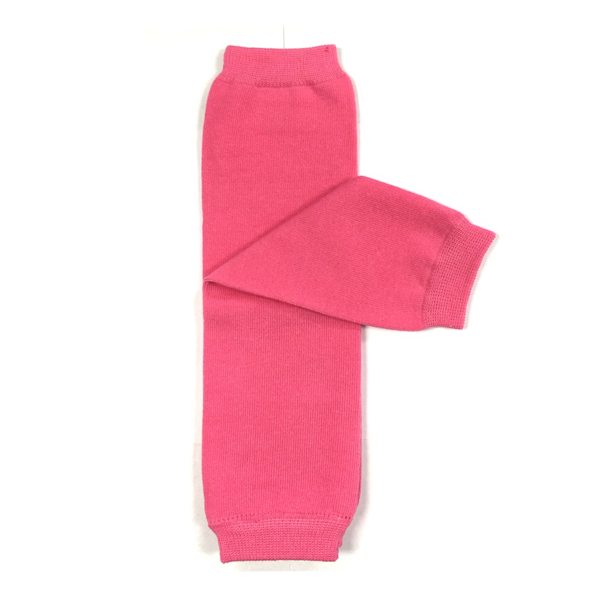 Wrapables Colorful Baby Leg Warmers Set of 4, Solid Pink, Hot Pink, White, Red