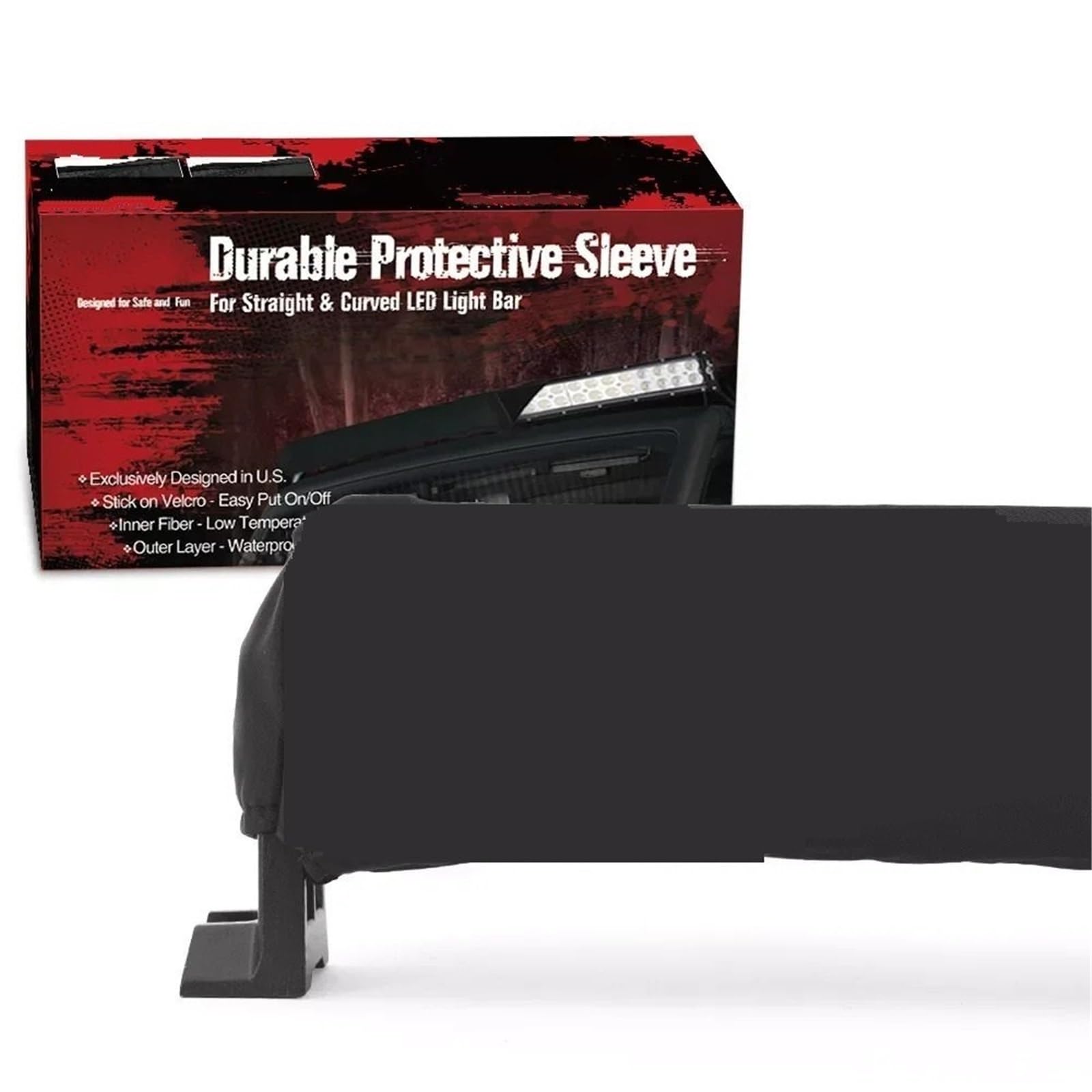 DGOINGPI Funda Universal Para Palanca De Cambios Y Barras LED – Protege Tu Barra De 22 A 52 Pulgadas (32 Inch Cover)