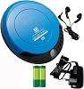 Blue CD Discman Personal Player INC: Earphones, Batteries, Mains Electric Power Supply - 60 second ESP Anti-Skip, CD, CD-R, CD-RW Playback, 20 Track Memory, LCD Digital Display (Blue)