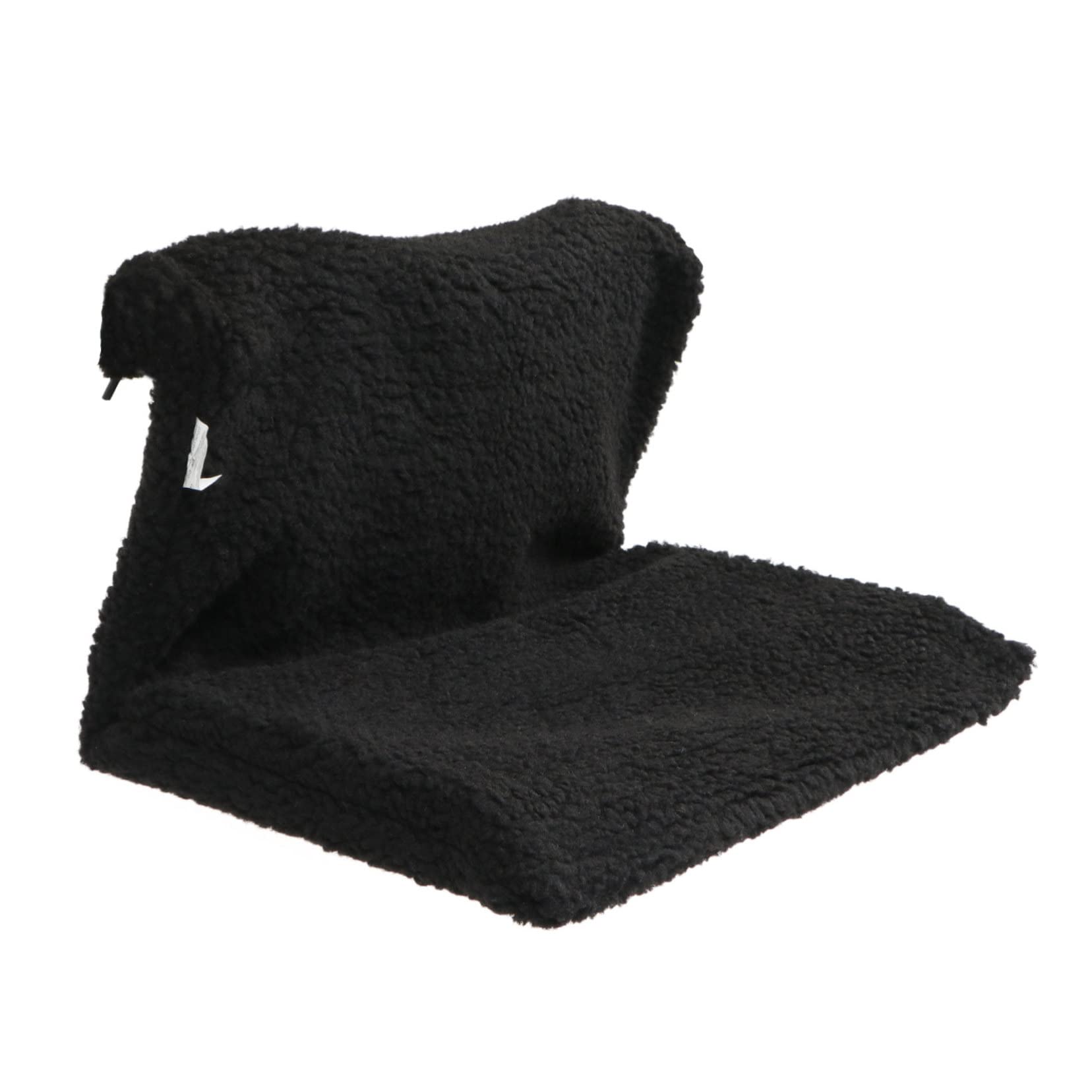 ORFOFE Hamac Chat Radiateur Noir en Polaire Coussin Moelleux