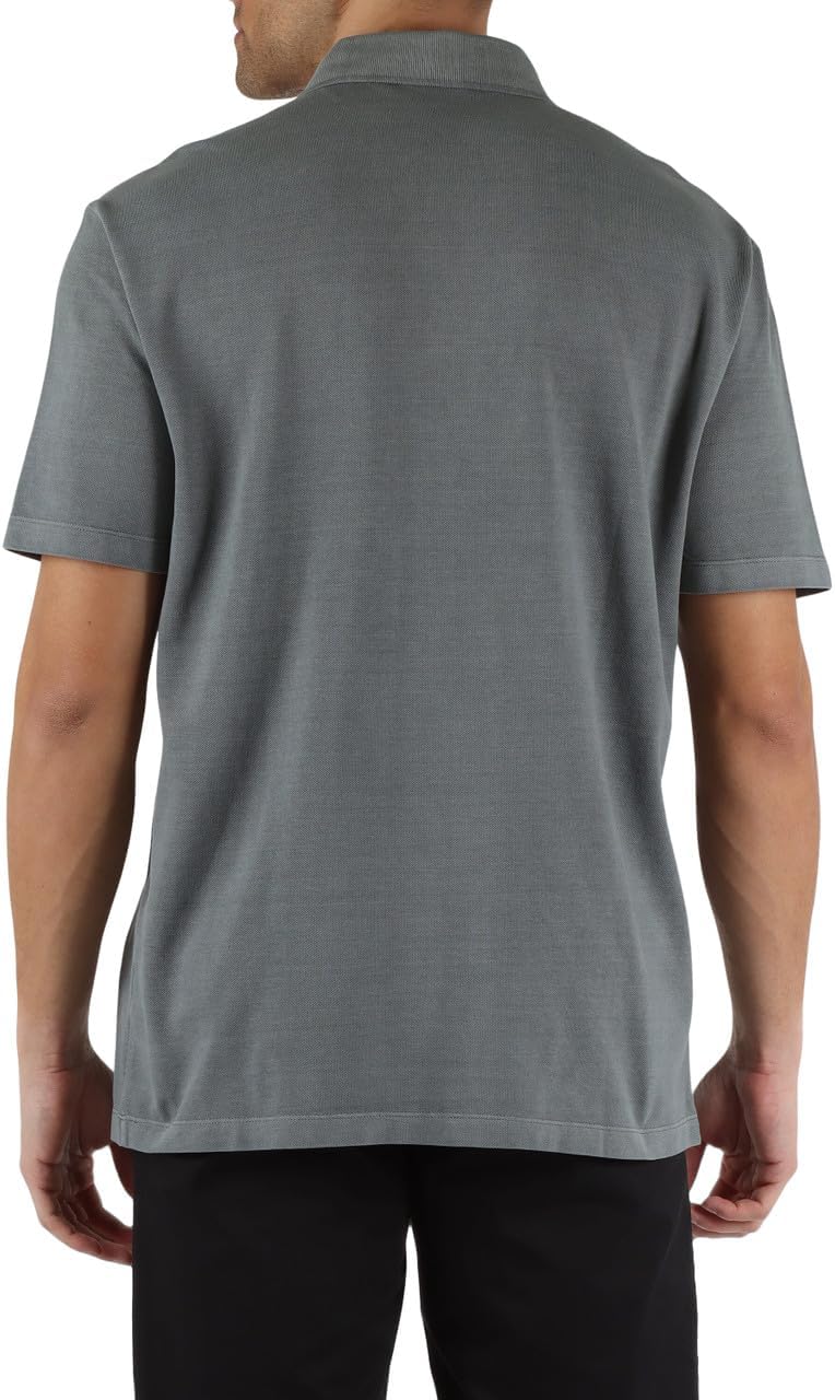 Armani Exchange Mens Basic Logo Pique Polo - Image 5