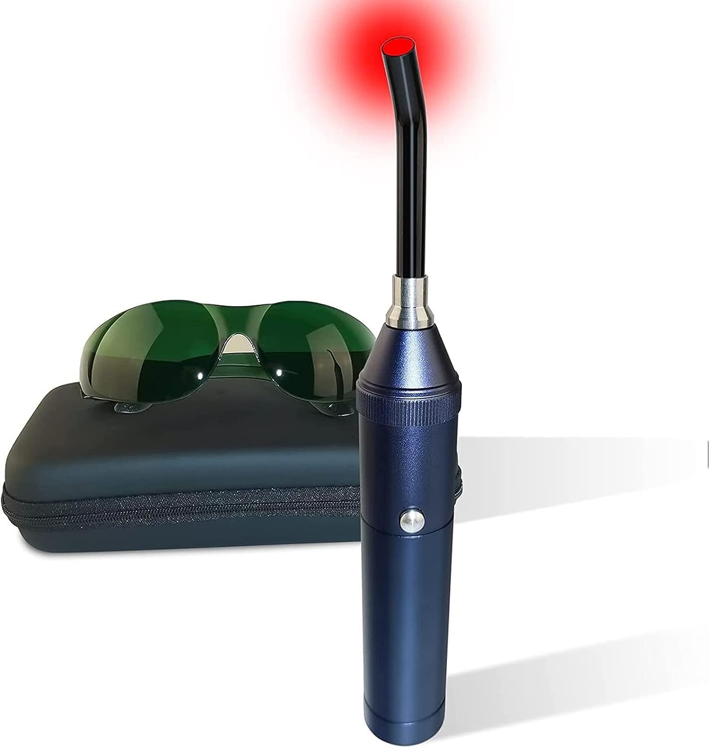 Penna Terapia Luce Rossa LED 5 Rosso Blu 4 Modalità Riduce Dolore Ferite Labbra
