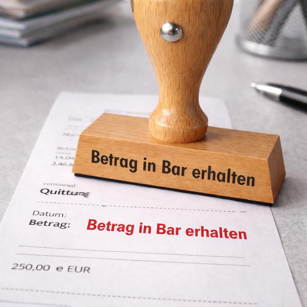 Timbro In Legno 'Choose In Bar' | Timbro Per Bar E Locali | Scritta In Inglese Per Segnare Gli Scontrini - 5