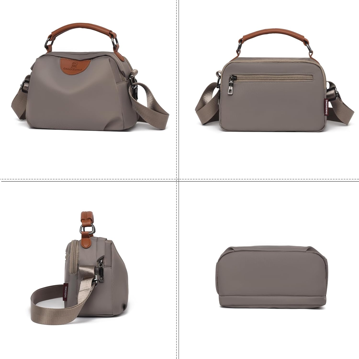 Eslcorri Crossbody Bags for Women, Small Shoulder Bag Nylon Simple Purse with Zipper, Lightweight Casual Mini Purse - Image 5