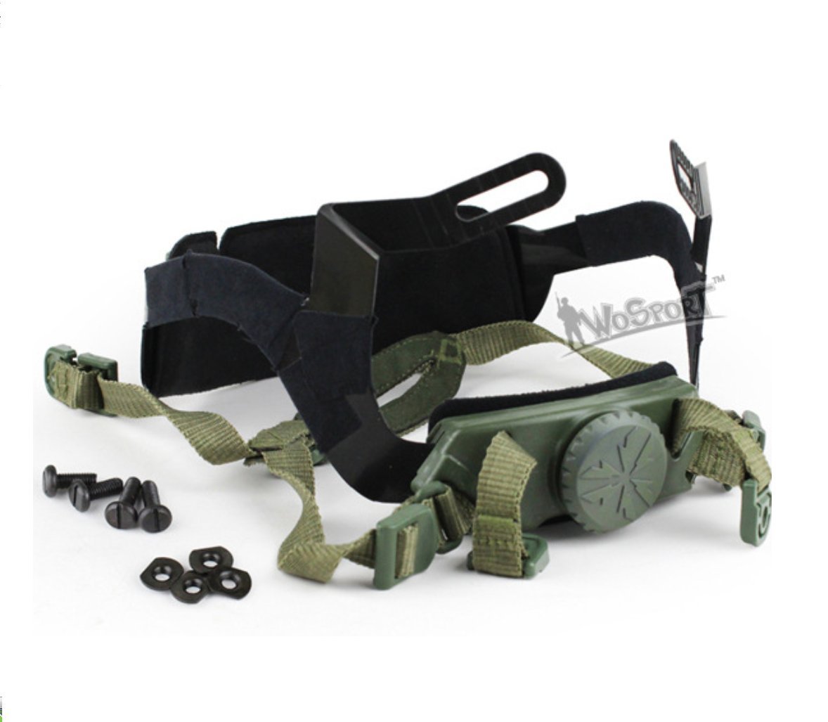 Hunting Explorer Advanced Fast Helmet Replacement Accessory-Tactical Chin Strap Head Locking Buckle Adjust Suspension Retention System