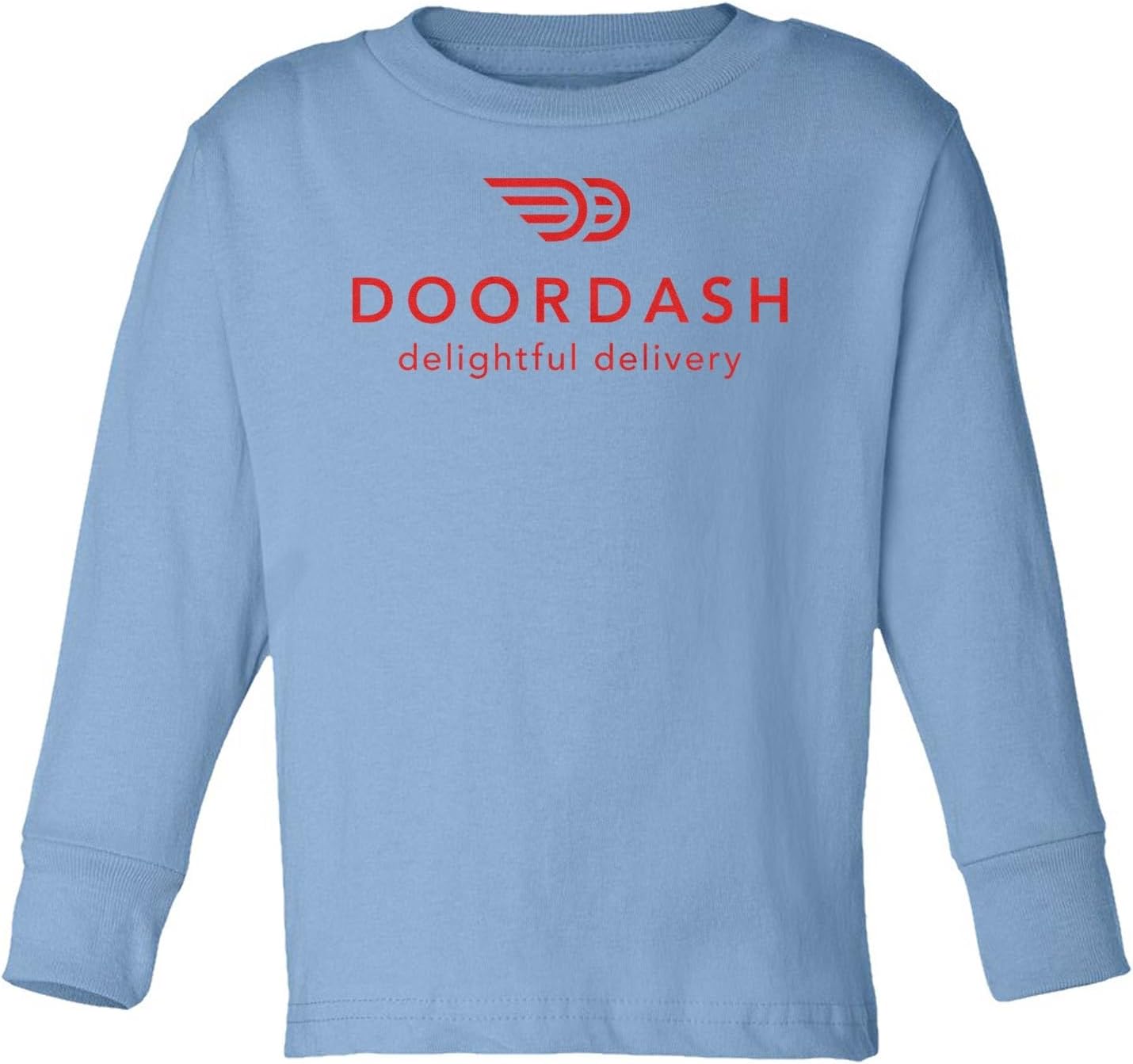 Cup & Branch Door Delightful Delivery - Dash Food Delivery Humor Toddler Long Sleeve Tshirt