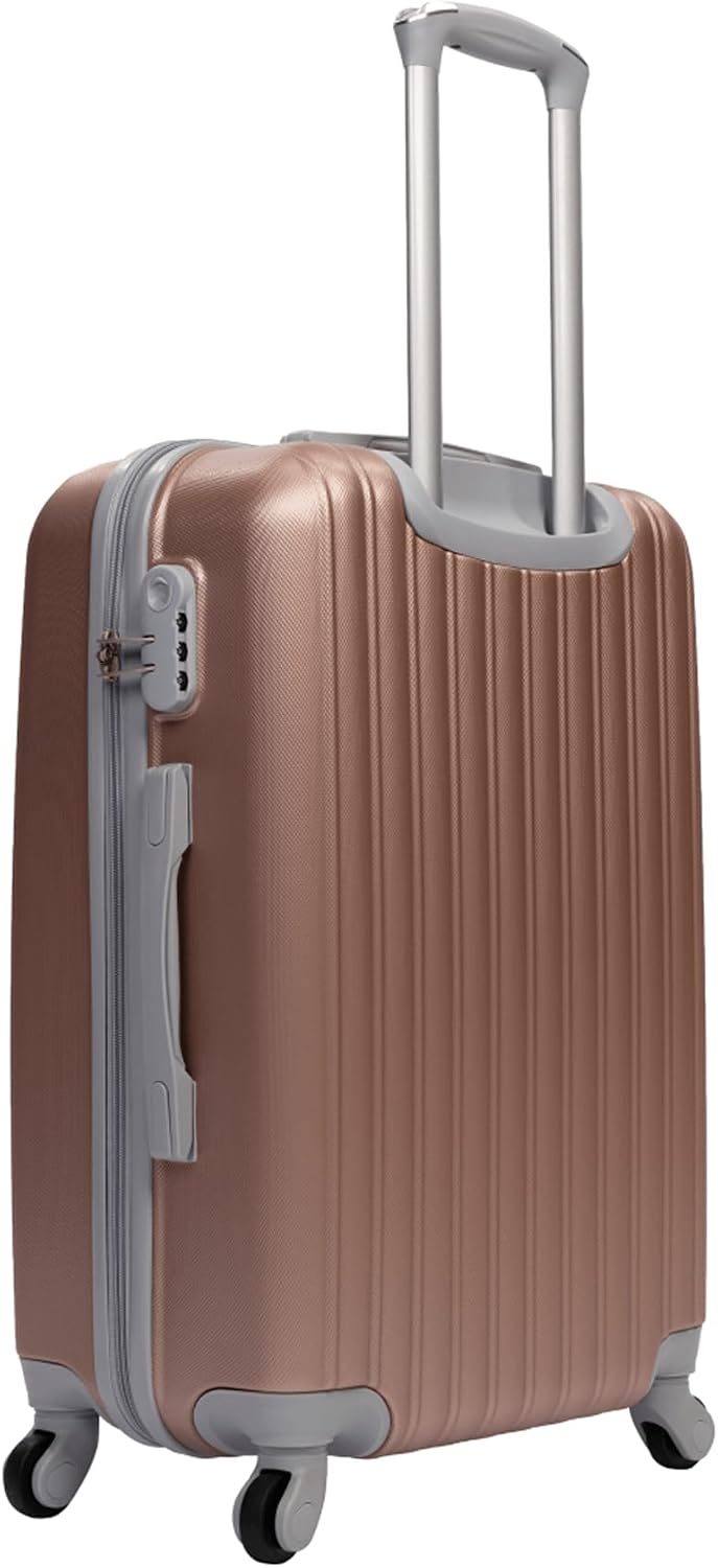 Kit de malas de viagem P/M/G Londres Swiss Move Rose Kit de malas de viagem P/M/G Londres Swiss Move Rose