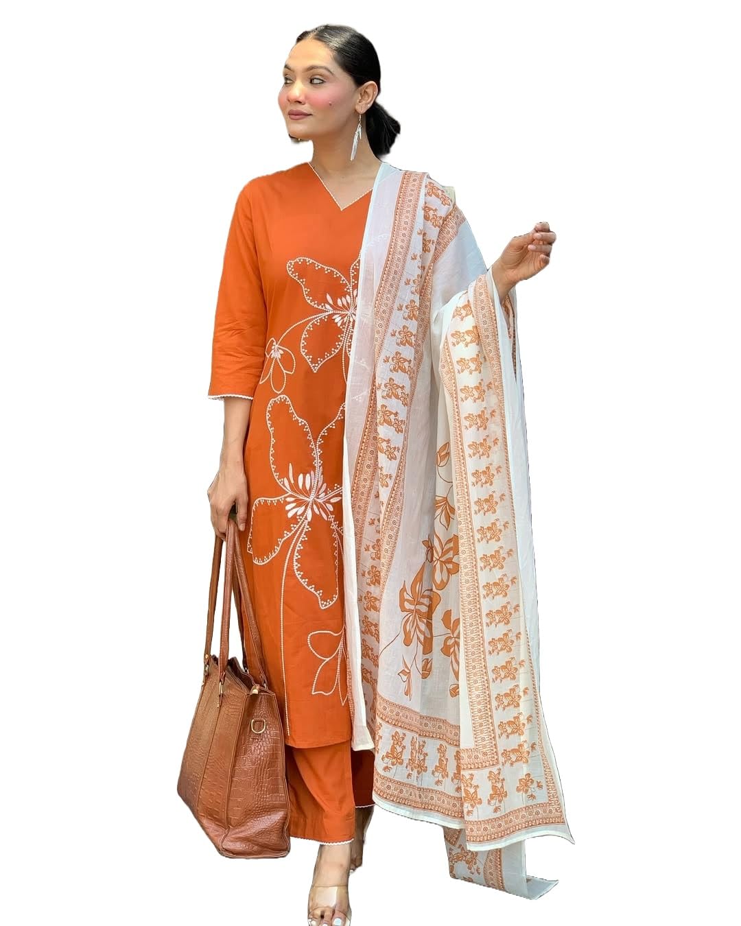 Alvami Women’s Viscose Silk Kurta Set