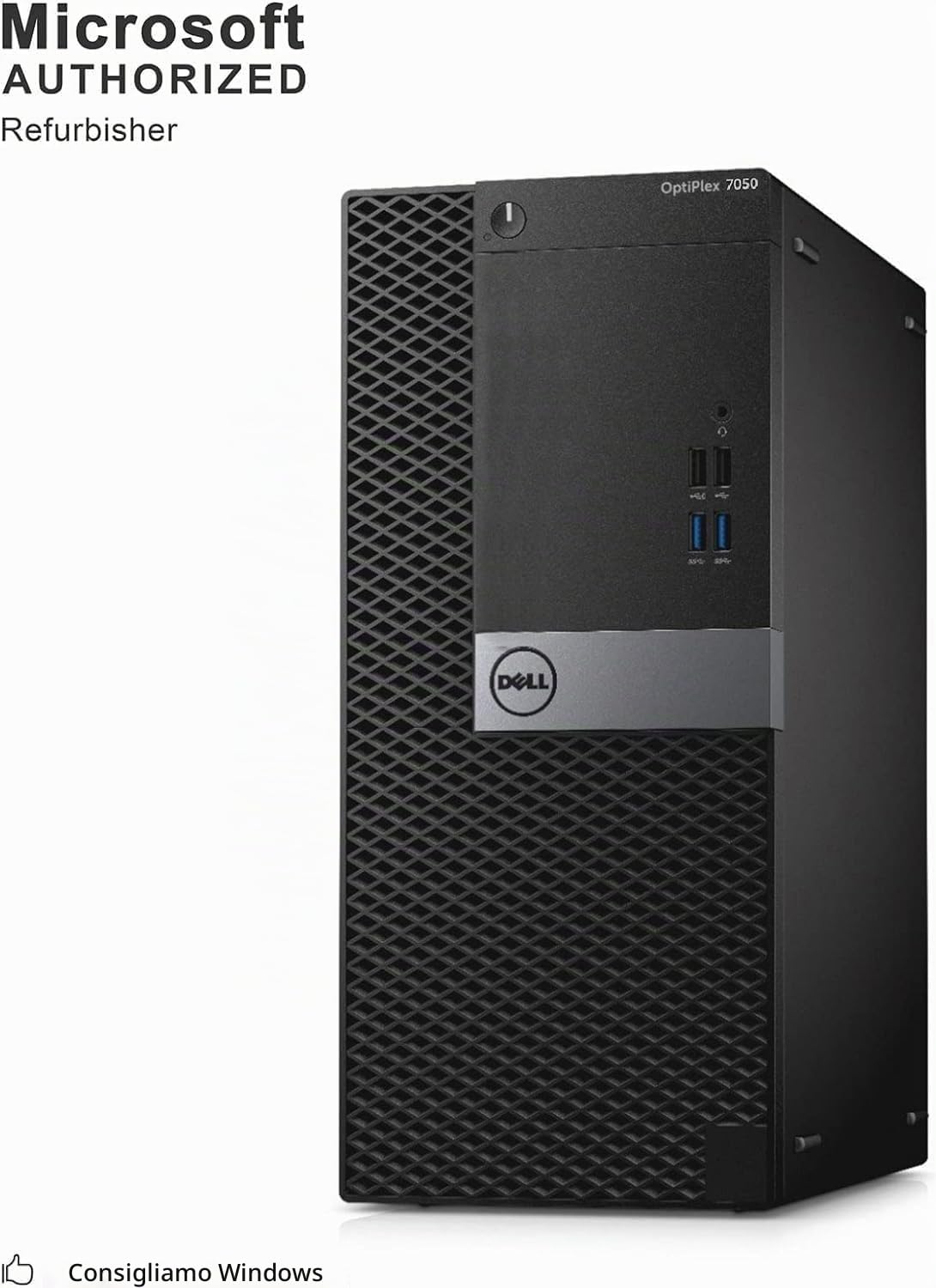 Dell Optiplex 7050 MT Desktop Computer PC i7-7700 16gb ram(Renewed)