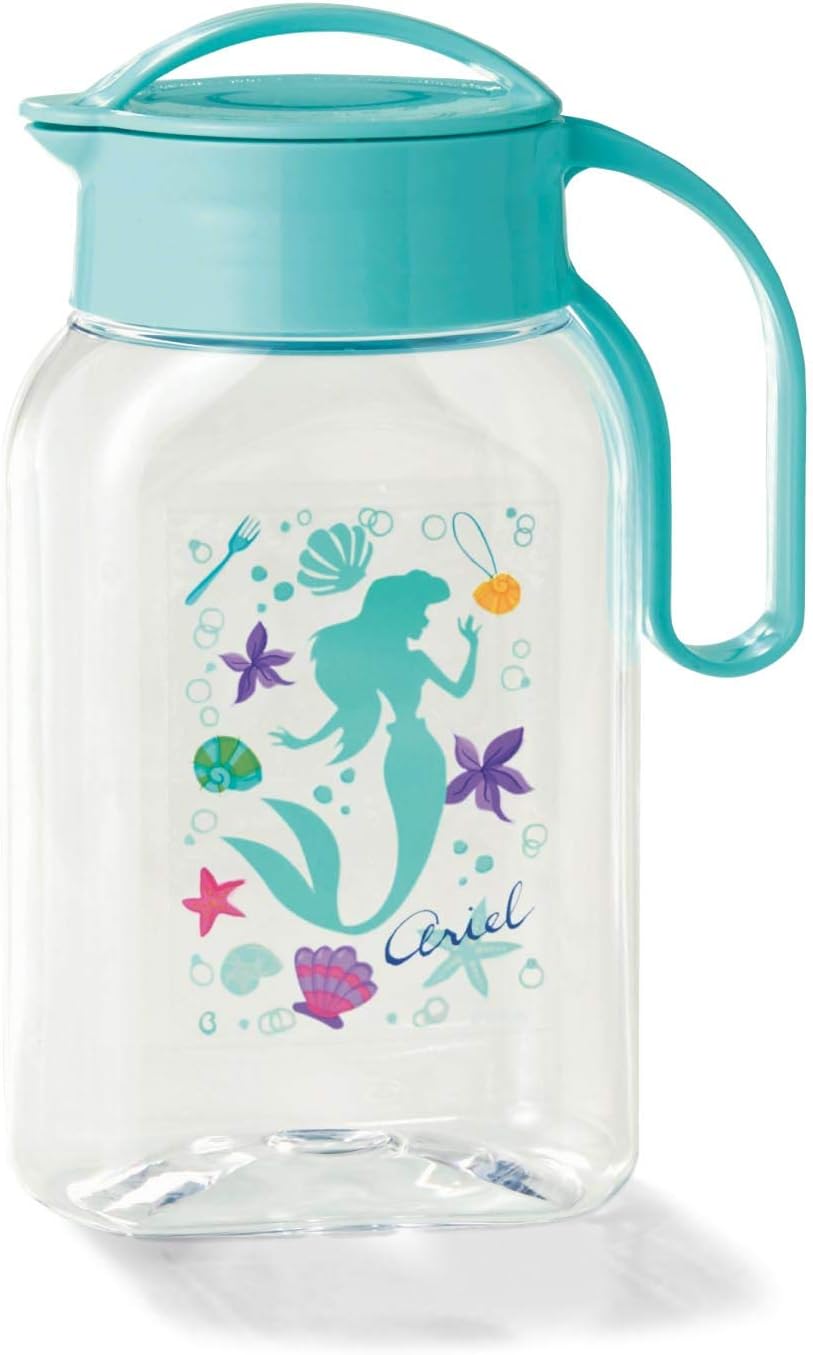 ベルメゾン ディズニー ピッチャー 耐熱 縦 横置き ピッチャー 冷水筒 アリエル シルエット Faz Co Zm