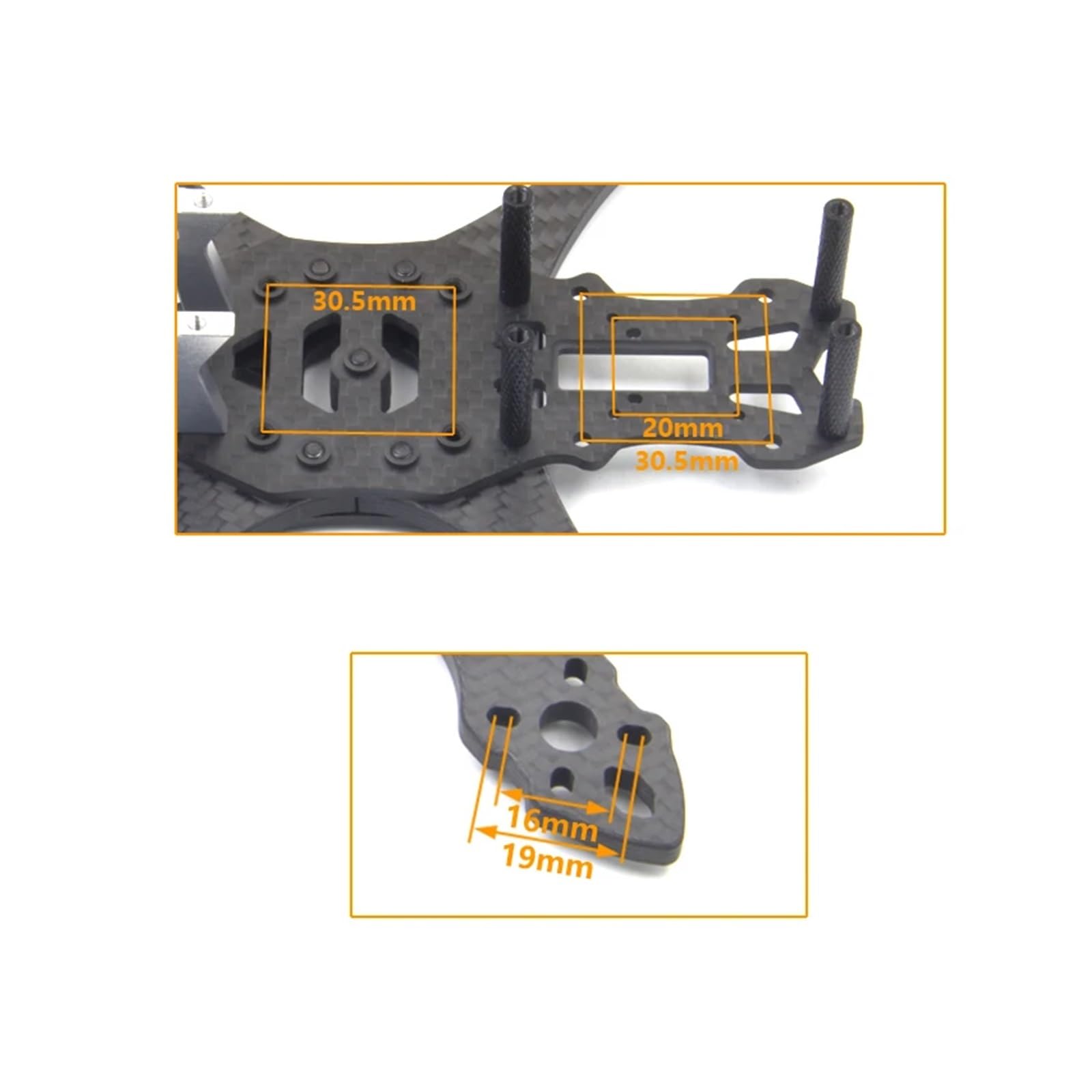 Telaio For Drone, Compatibile Con PHISITAL, Compatibile Mark5, DC/X O3