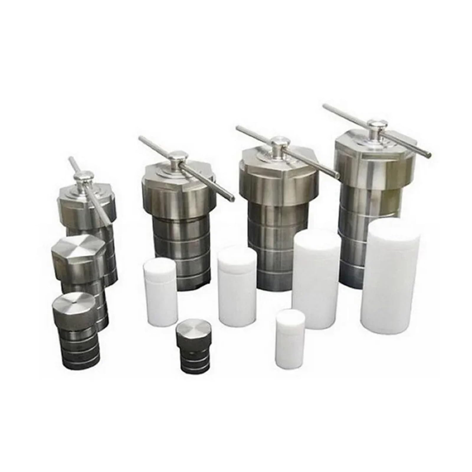JVDDI Hydrothermal Synthesis Reactor, 5-500ml Hydrothermal Autoclave Reactor with PTFE Chamber Synthesis(Groen)