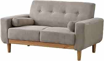 ベージュ コーデュロイ 2人掛けソファ riverp_skj-mrn2