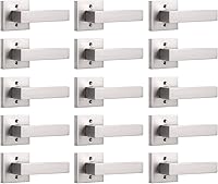 Vista 1 de Knobonly 01 02 03 Cerradura para puerta (níquel satinado).