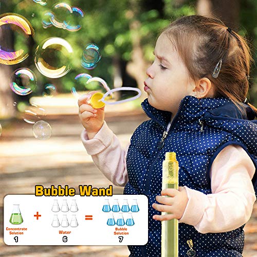 Bubble Solution Refill(Can Make 4 Gallon), Concentrated Bubble Soap 54 Ounce Big Bottle For Jumbo Giant Bubble Wand Blower Machine Gun Maker, Bath Time, Summer Outdoor Gift For Girl Boy Kid Child #TOP4