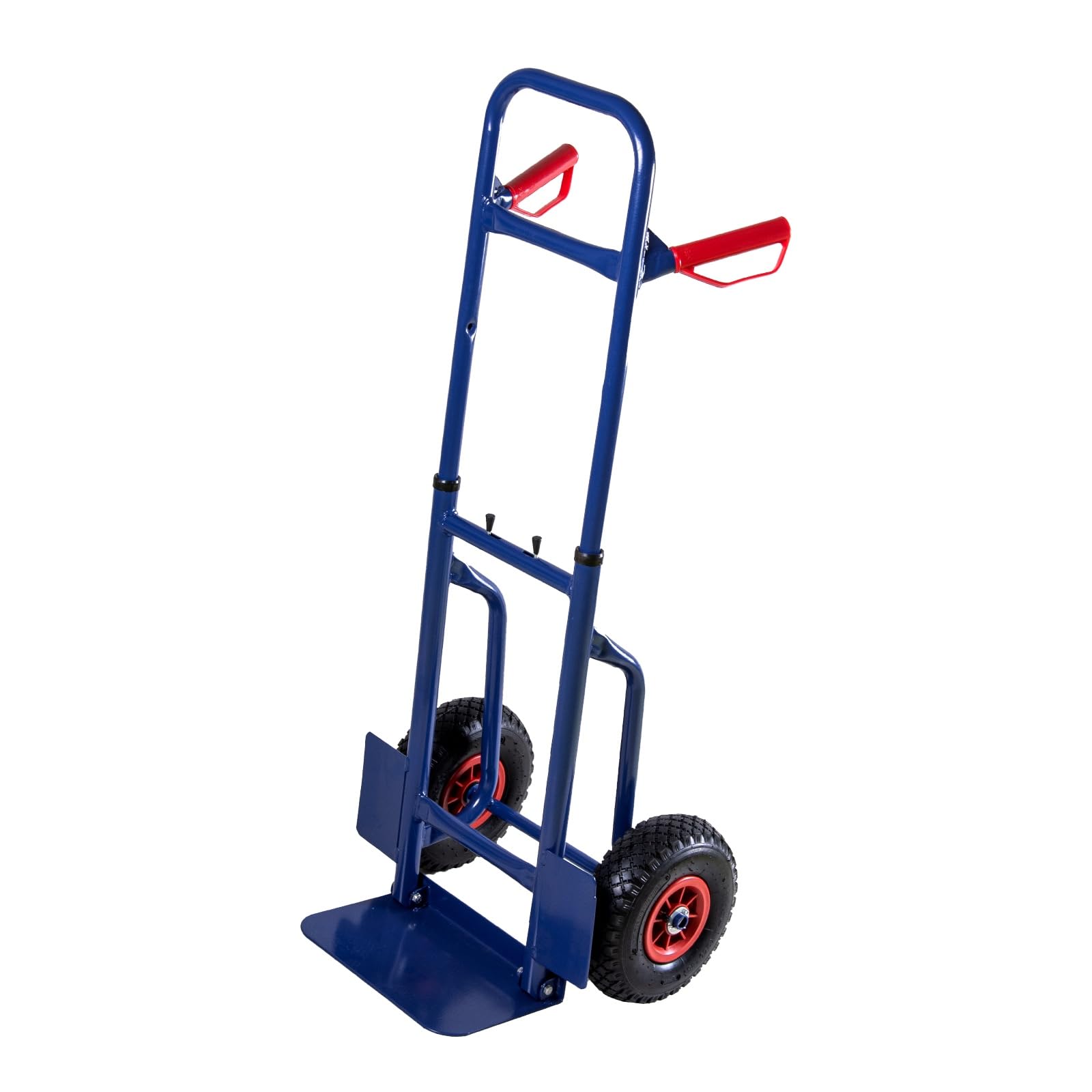 Carrello pieghevole in tubo di acciaio, portata 200 kg, con profilo in gomma, con impugnatura ergonomica