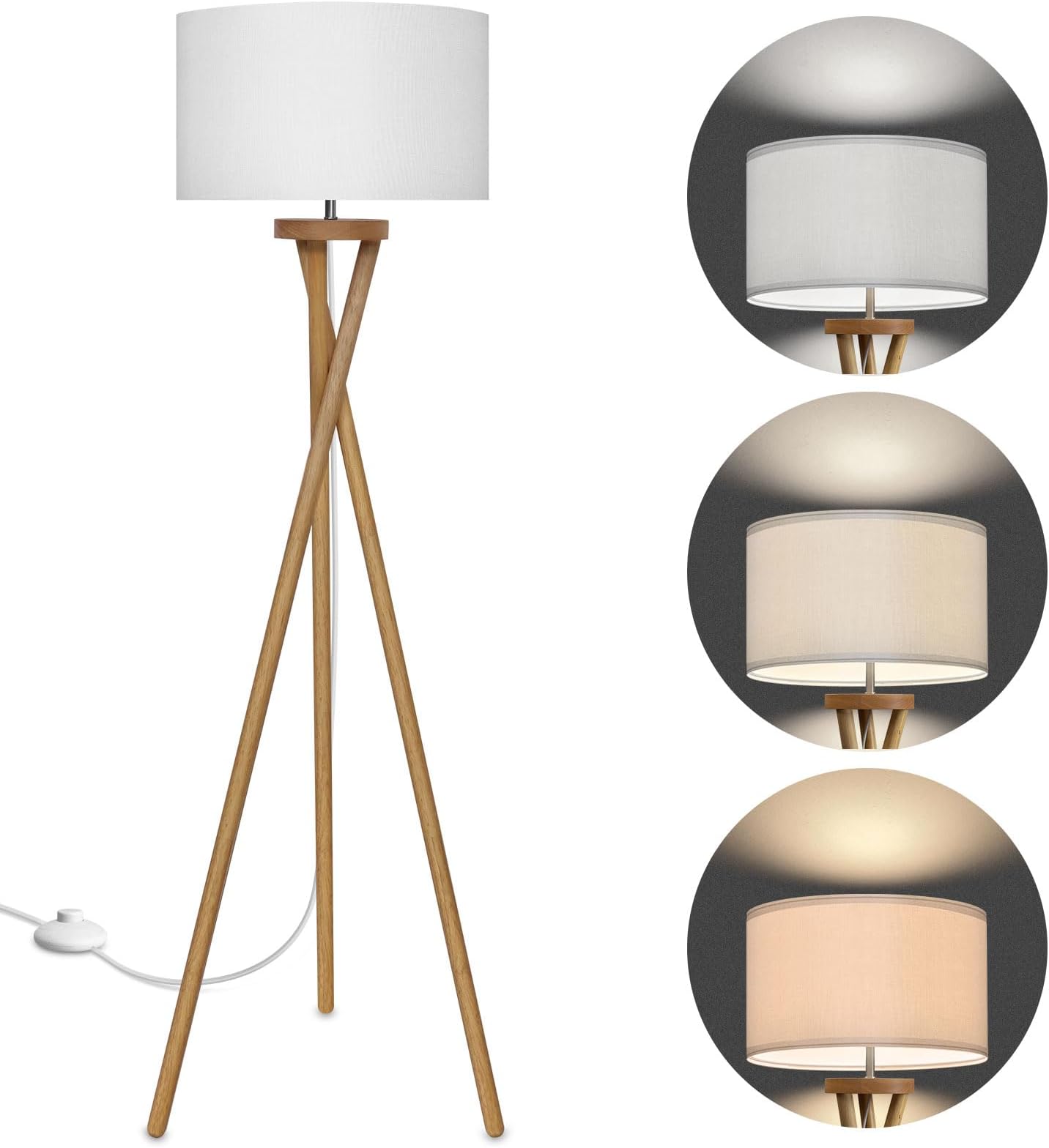 Luminara - Moderne LED Tafellamp met Stoffen Lampenkap - Maison Holland