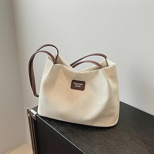Bolso de hombro para mujer, mochila pequeña, con cremallera, bolsa de cubo para axilas, bolso de gran capacidad para viajes y trabajo