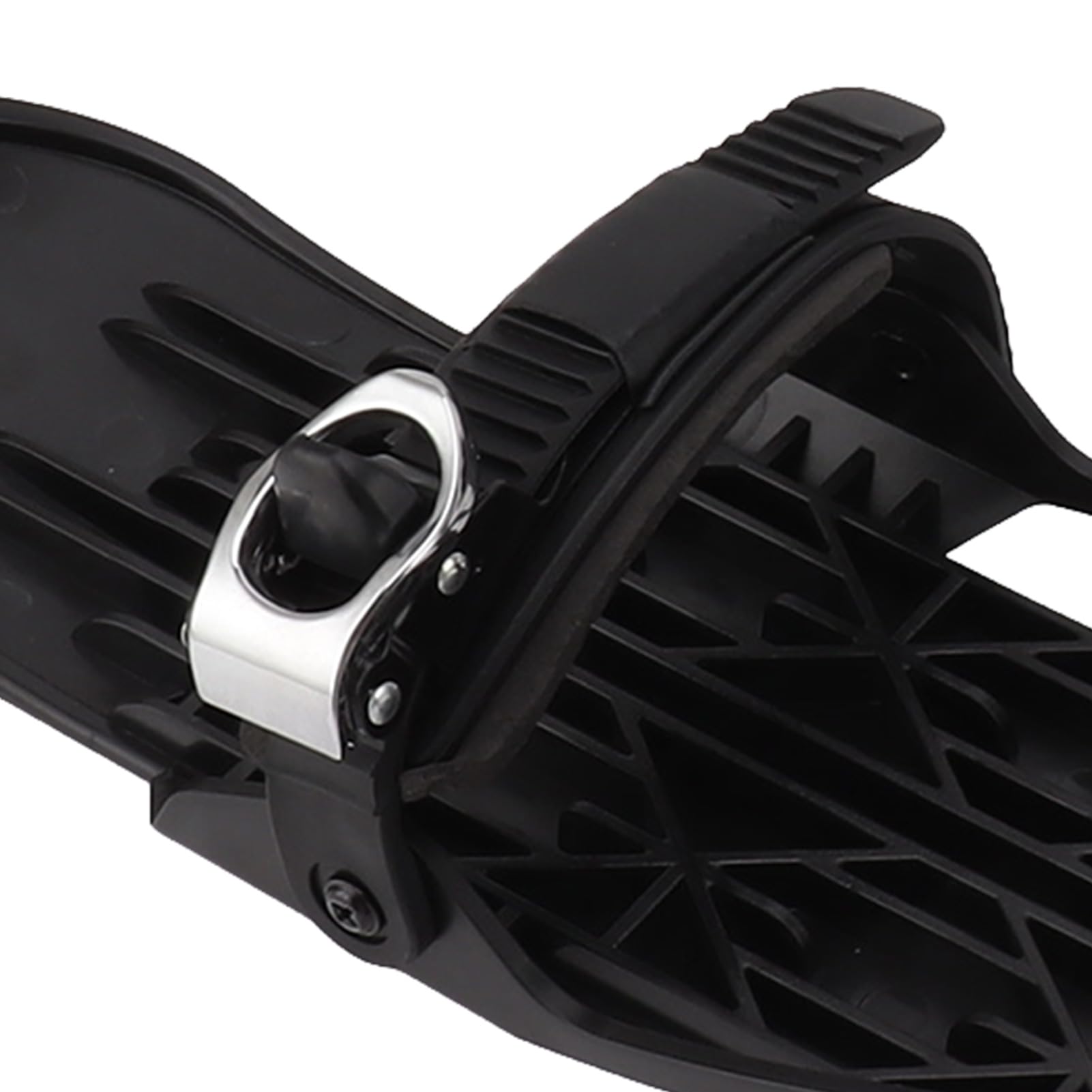 Mini-Kurz-Ski-Skates, Schwarz, Verstellbar, Einfache Kontrolle für Snowboard-Skifahren in den Bergen, EU 35–47