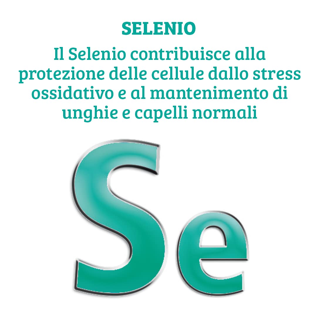 Colours of Life Selenio 55 - Integratore di Selenio - Antiossidante - Mantenimento di unghie e capelli normali - Vegano, 120 compresse
