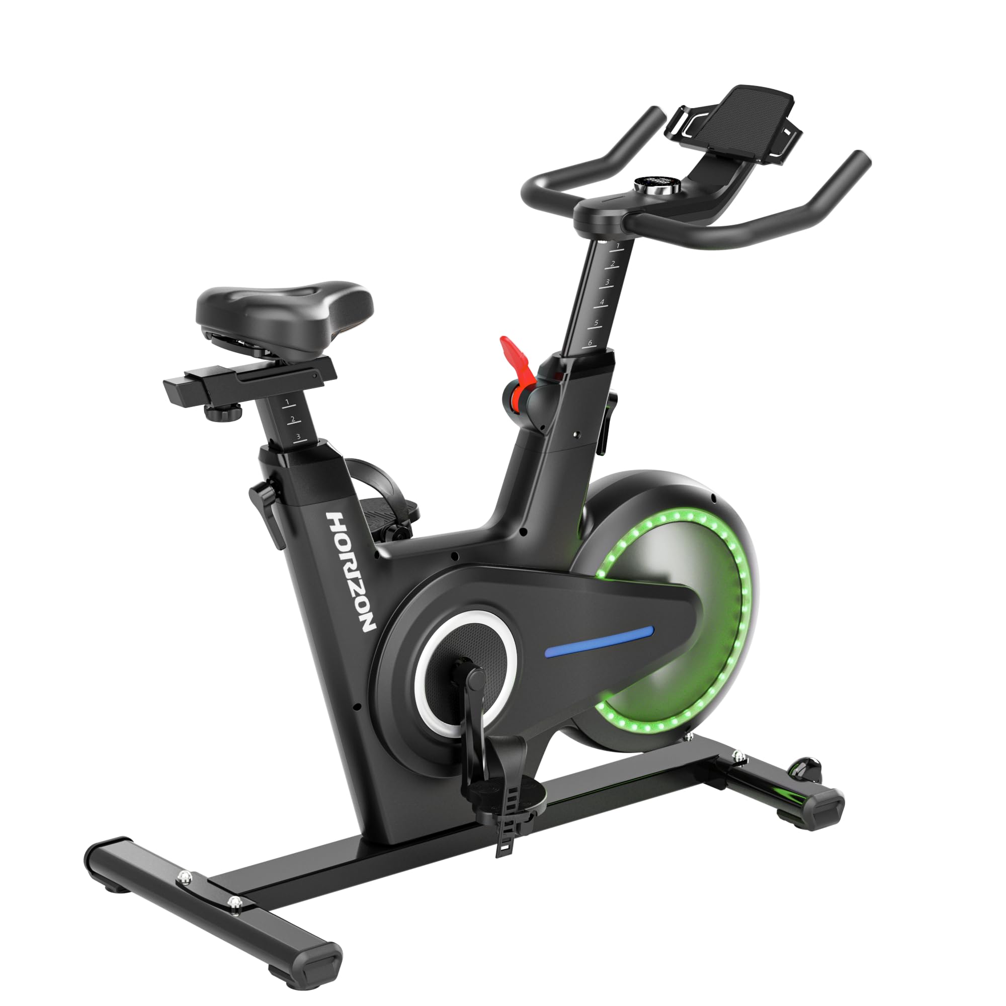 CICLOS INDOOR HORIZON – ENTRENAMIENTO INTENSIVO EN CASA, RESISTENCIA MAGNÉTICA O DE FRICCIÓN, VOLANTES DE INERCIA DE HASTA 22 KG, DISEÑO ERGONÓMICO Y SILENCIOSO