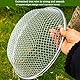 Lanovuto Gartensieb 30 cm, Sieblochgröße 6 mm, Metall Kompostsieb, Erdsieb, Sandsieb, Durchwurfsieb für Erde, Kompost, Saatgut