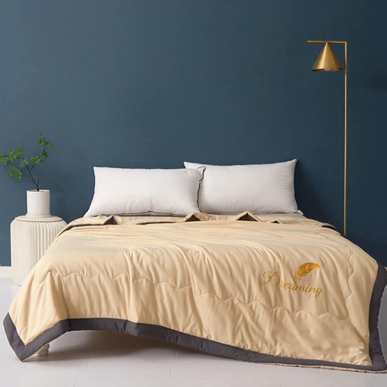 Stylish duvet for children's room, cool duvet for kids, summer bedding, color 2, washable futon, duvet, 150*200cm, single, Korean style, air conditioning protection, quilt blanket, cool, refreshing c