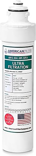 Brio NFMUF, filtros de agua compatibles con filtración ultraf de 4 etapas (fabricado por American Filter Company, AFC-B4-UF-ST3 fabricados en