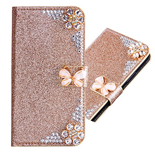 Purse Slim Bookstyle Compatible with Samsung A70,Brilliant Diamond Loves Sparkly Bling Glitter Flip Wallet Leather Stand Kickstand Function Magnetic Switch Closure Card Slots