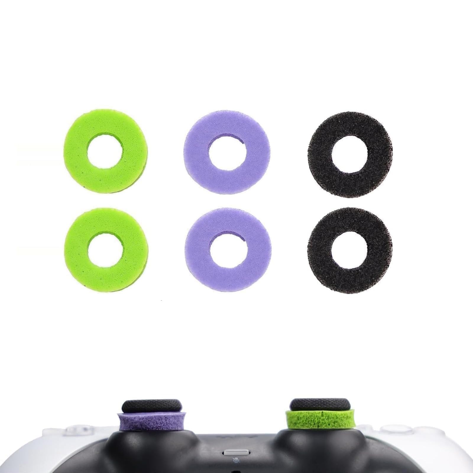 MOLOPPO 6PCS Aiming Precision Rings for PS4 for PS5 for Xbox for PS5 Accessories for Xbox Accessories Gaming