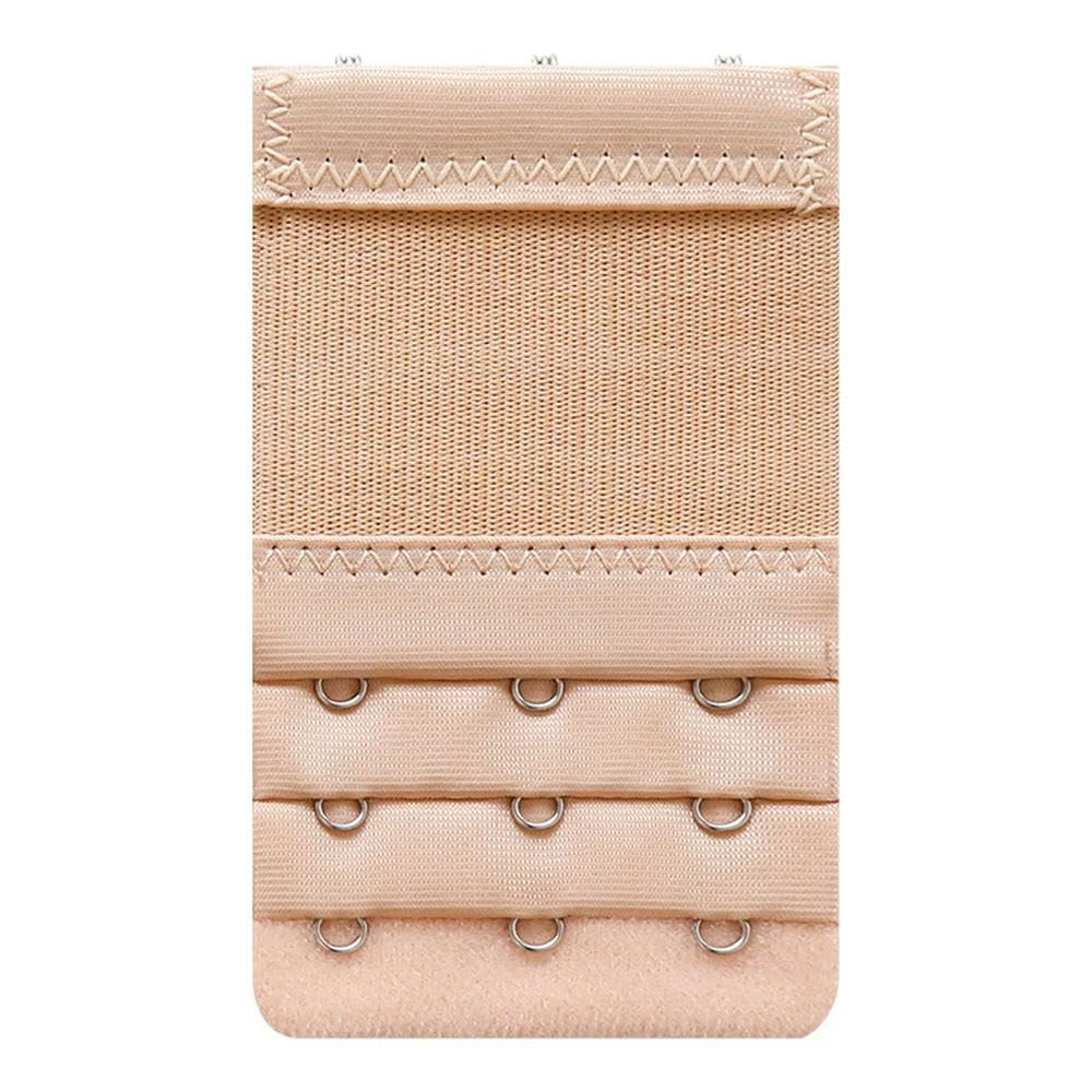 LIUXIN 4PCS Bra Extenders Strap Extension 3 Hooks 3Rows Women Intimates Lengthened Bra Hook Extenders 3 Buckles