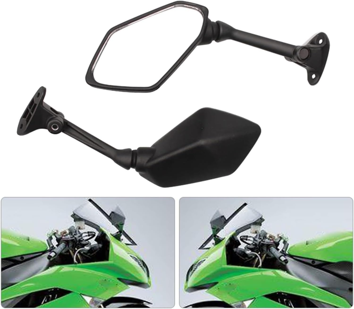 バイク用サイドバックミラー バイクミラー サイド リアビュー バック