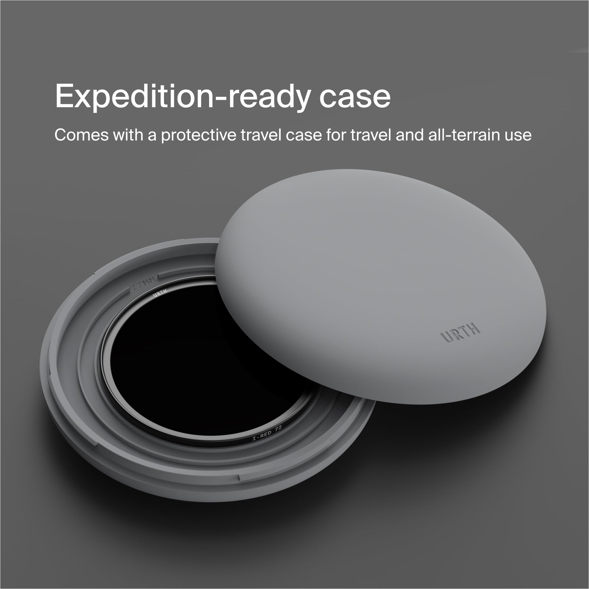 Urth 39 mm Filtro Magnetico Infrarosso (R72) (Plus) — Spettro 720nm, fotografia IR per fotocamere digitali DSLR e SLR